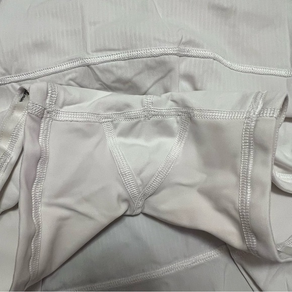 Lululemon Pace Rival Skirt White Size 6 Tall Athleisure Workout Tennis - Picture 6 of 13